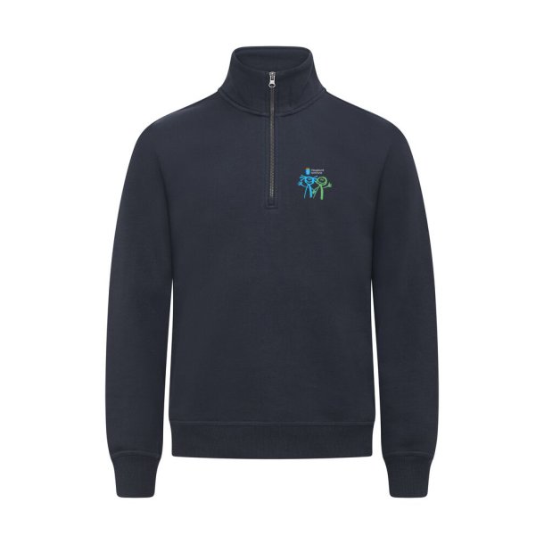 Samspill og Glede College halfzip genser, Unisex