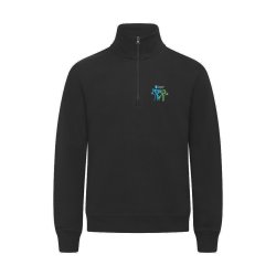 Samspill og Glede College halfzip genser, Unisex