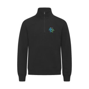 Samspill og Glede College halfzip genser, Unisex