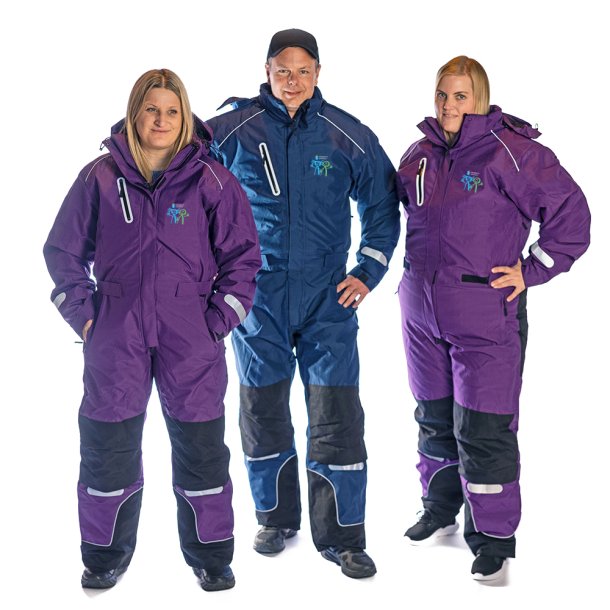 Samspill og Glede Foret vinterdress unisex, Marine