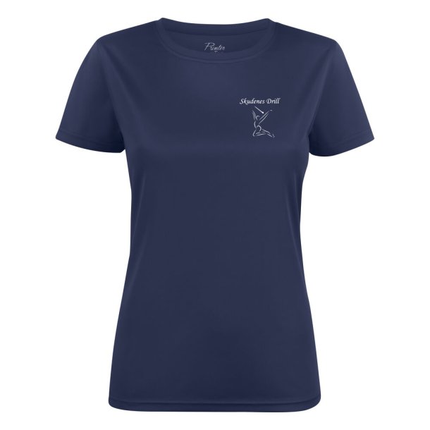 SKUDENES DRILL RUN ACTIVE T-SHIRT, DAME