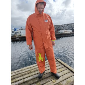 STORMTEX ORANGE REGNSETT, JAKKE OG BUKSE MED HUMMERML