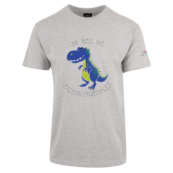 DINOSAURSKOLEN T-SKJORTE VOKSEN, ASKE