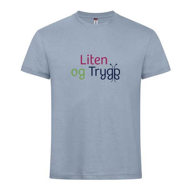 Liten og Trygg T-SKJORTE, SOFT BLUE