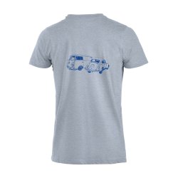 VVW T-skjorte herre, Grmelert