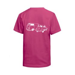 VVW T-skjorte Barn, Rosa