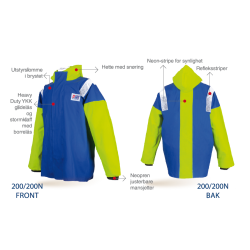 CAPTAINS 200 LETTVEKT JAKKE