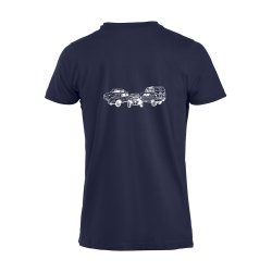 VVW T-skjorte herre, Marinebl