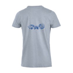 VVW T-skjorte herre, Grmelert