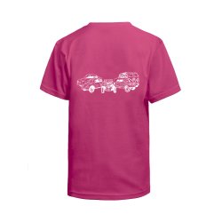 VVW T-skjorte Barn, Rosa